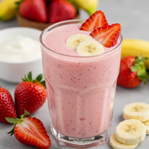 Strawberry Banana Yogurt Smoothie