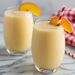Peach Banana Smoothie