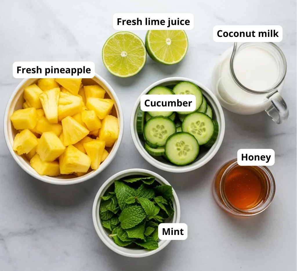 Pineapple Cucumber Smoothie