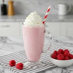 raspberry milkshake