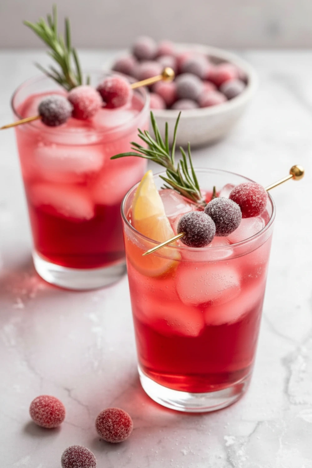 Sparkling Cranberry Mocktail
