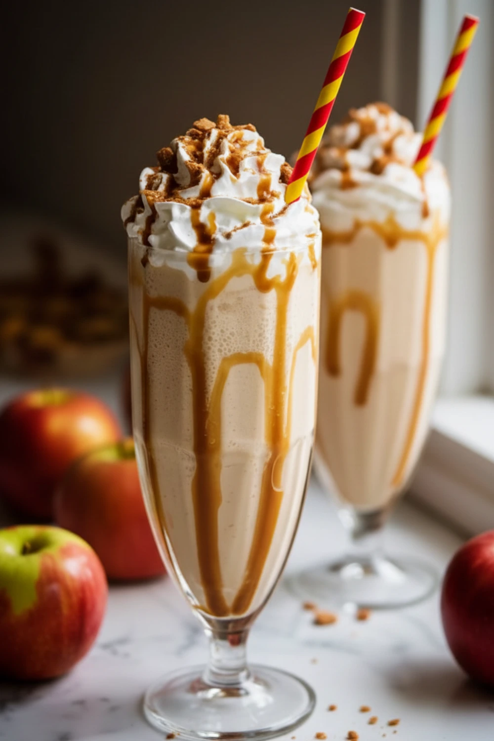 Caramel Apple Pie Milkshake