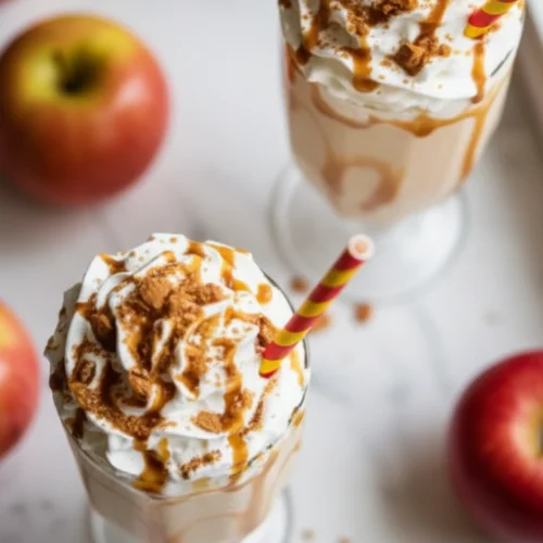 Caramel Apple Pie Milkshake