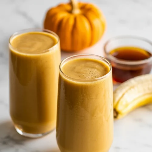 Pumpkin coffee smoothie