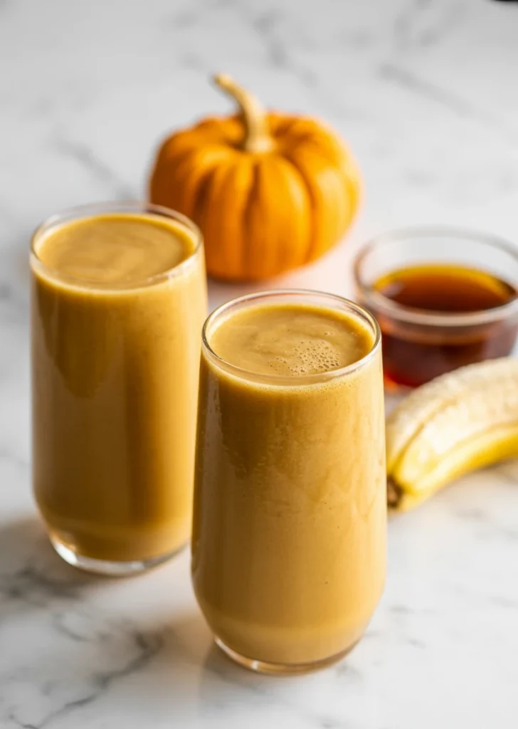 Pumpkin coffee smoothie