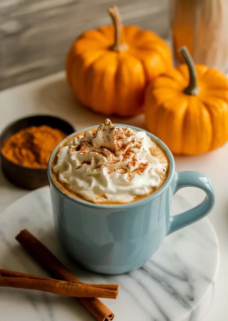 Homemade Pumpkin Spice Chai Latte