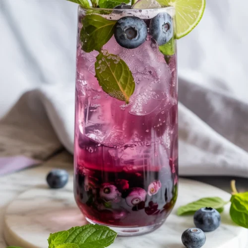 Blueberry Mojito Mocktail (2)