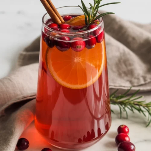 Cranberry Punch mocktail