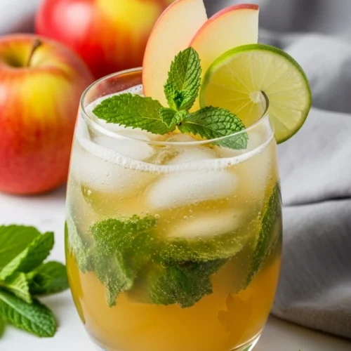 Apple Mojito Mocktail